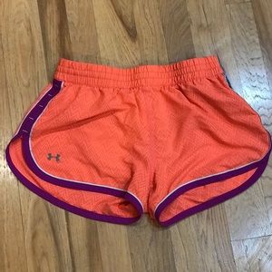 Peach/Purple Under Armour Running Shorts